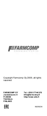 Preview for 40 page of Farmcomp Wile 65 Operating Instructions Manual