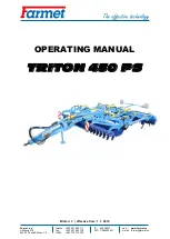 Предварительный просмотр 1 страницы Farmet TRITON 450 PS Operating Manual