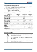 Предварительный просмотр 4 страницы Farmet TURBULENT 3 Operating Manual