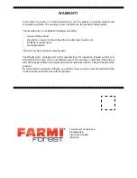 Preview for 29 page of Farmi Forest Corporation 100 Operation, Maintenance And Spare Parts Manual