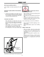 Предварительный просмотр 19 страницы Farmi Forest Corporation 100F Operation, Maintenance And Spare Parts Manual