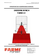 Farmi Forest Corporation 61 Operation And Maintenance Manual preview