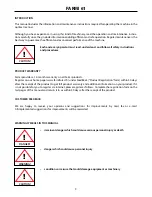 Preview for 3 page of Farmi Forest Corporation 61 Operation And Maintenance Manual