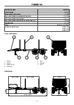 Preview for 11 page of Farmi Forest Corporation 90 Operation, Maintenance And Spare Parts Manual