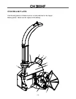 Предварительный просмотр 10 страницы Farmi Forest Corporation CH380HF Operation, Maintenance And Spare Parts Manual