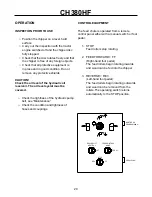 Предварительный просмотр 20 страницы Farmi Forest Corporation CH380HF Operation, Maintenance And Spare Parts Manual