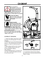 Предварительный просмотр 21 страницы Farmi Forest Corporation CH380HF Operation, Maintenance And Spare Parts Manual