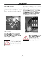 Предварительный просмотр 23 страницы Farmi Forest Corporation CH380HF Operation, Maintenance And Spare Parts Manual