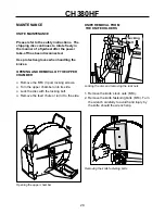 Предварительный просмотр 28 страницы Farmi Forest Corporation CH380HF Operation, Maintenance And Spare Parts Manual