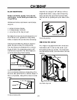 Предварительный просмотр 29 страницы Farmi Forest Corporation CH380HF Operation, Maintenance And Spare Parts Manual