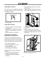 Предварительный просмотр 30 страницы Farmi Forest Corporation CH380HF Operation, Maintenance And Spare Parts Manual