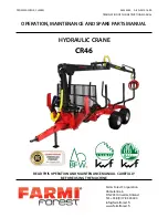 Предварительный просмотр 1 страницы Farmi Forest Corporation CR46 Operation, Maintenance And Spare Parts Manual