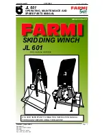 Farmi Forest Corporation JL 601 Operating, Maintenance And Spare Parts Manual preview