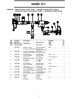 Preview for 45 page of Farmi Forest Corporation VARIO 101 Operating, Maintenance And Spare Parts Manual