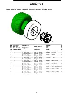 Preview for 46 page of Farmi Forest Corporation VARIO 101 Operating, Maintenance And Spare Parts Manual