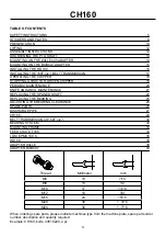 Preview for 4 page of Farmi Forest CH 160 Operation, Maintenance And Spare Parts Manual