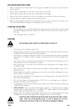 Preview for 21 page of Farmi Forest CH18 PTO Operation And Maintenance Manual