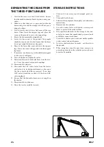 Предварительный просмотр 24 страницы Farmi Forest CR47 Operation, Maintenance And Spare Parts Manual