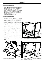 Preview for 15 page of Farmi Forest FARMI 260 Operation, Maintenance And Spare Parts Manual