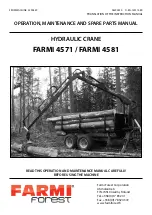 Предварительный просмотр 1 страницы Farmi Forest FARMI 4571 Operation, Maintenance And Spare Parts Manual