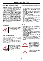 Предварительный просмотр 15 страницы Farmi Forest FARMI 4571 Operation, Maintenance And Spare Parts Manual