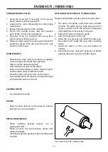 Предварительный просмотр 17 страницы Farmi Forest FARMI 4571 Operation, Maintenance And Spare Parts Manual