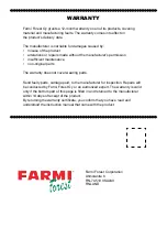 Preview for 37 page of Farmi Forest JL 450 Operation, Maintenance And Spare Parts Manual