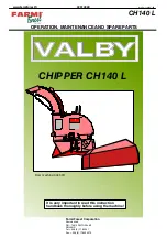 Preview for 1 page of Farmi Forest VALBY CH140 L Operation, Maintenance And Spare Parts