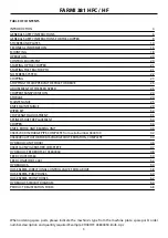 Preview for 3 page of Farmi 381 HFC Operation, Maintenance And Spare Parts Manual