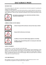 Preview for 6 page of Farmi BC3000 Operation, Maintenance And Spare Parts Manual