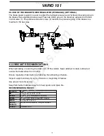 Preview for 16 page of Farmi Forest VARIO 101 Installation, Operating, Maintenance And Spares Manual