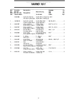 Preview for 35 page of Farmi Forest VARIO 101 Installation, Operating, Maintenance And Spares Manual