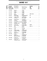 Preview for 40 page of Farmi Forest VARIO 101 Installation, Operating, Maintenance And Spares Manual