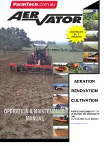 FARMTECH AerVator Operation & Maintenance Manual preview