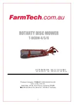 FARMTECH T-DCBM-4 User Manual preview