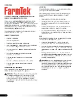 Предварительный просмотр 2 страницы FarmTek 104299 Manual