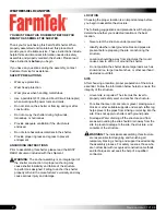 Preview for 2 page of FarmTek 104321 Manual