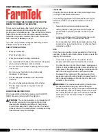 Preview for 2 page of FarmTek 104400 Manual