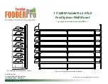 FarmTek FodderPro 2.0 Full Feed System-Wall Mount 111628W Manual preview