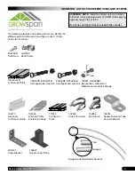 Preview for 5 page of FarmTek Growers supply GrowSpan 106306PC Installation Instructions Manual