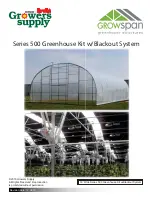 Preview for 1 page of FarmTek Growers Supply GrowSpan 500 Series Instructions Manual