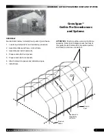 Предварительный просмотр 7 страницы FarmTek Growers Supply GrowSpan Gothic Pro 113836R Manual