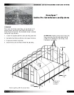 Предварительный просмотр 7 страницы FarmTek Growers supply GrowSpan Gothic Pro Manual