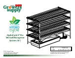 FarmTek Growers Supply HydroCycle Vertical NFT Lettuce & Herb Systems Manual preview