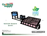 FarmTek Growers Supply HydroCycle Manual preview