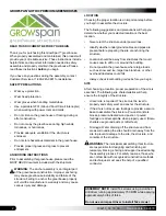 Предварительный просмотр 2 страницы FarmTek GrowSpan Gothic Premium Series Instructions Manual