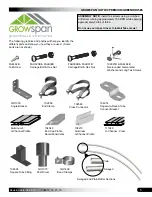 Предварительный просмотр 5 страницы FarmTek GrowSpan Gothic Premium Series Instructions Manual