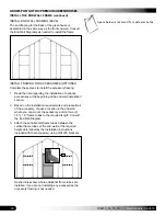 Предварительный просмотр 18 страницы FarmTek GrowSpan Gothic Premium Series Instructions Manual