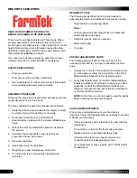 Preview for 2 page of FarmTek Mini Brute 108262 Manual