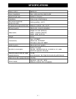 Предварительный просмотр 3 страницы FarmTek MWH-180 Installation And Operating Instructions Manual